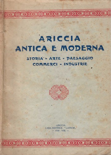 Ariccia antica moderna - antica,