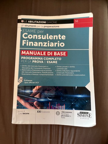 Manuale consulente finanziario - manuale,