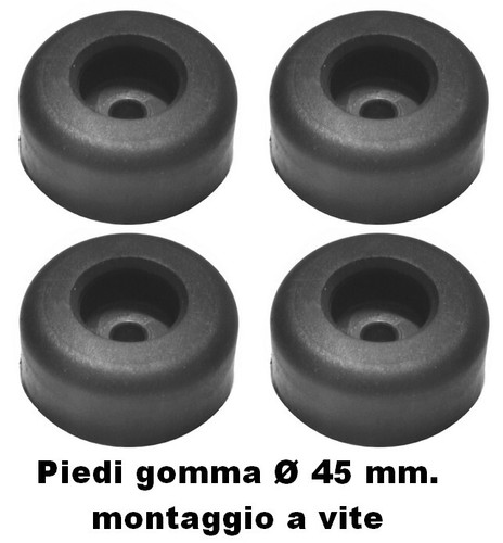 Piedini gomma extra - pz.,